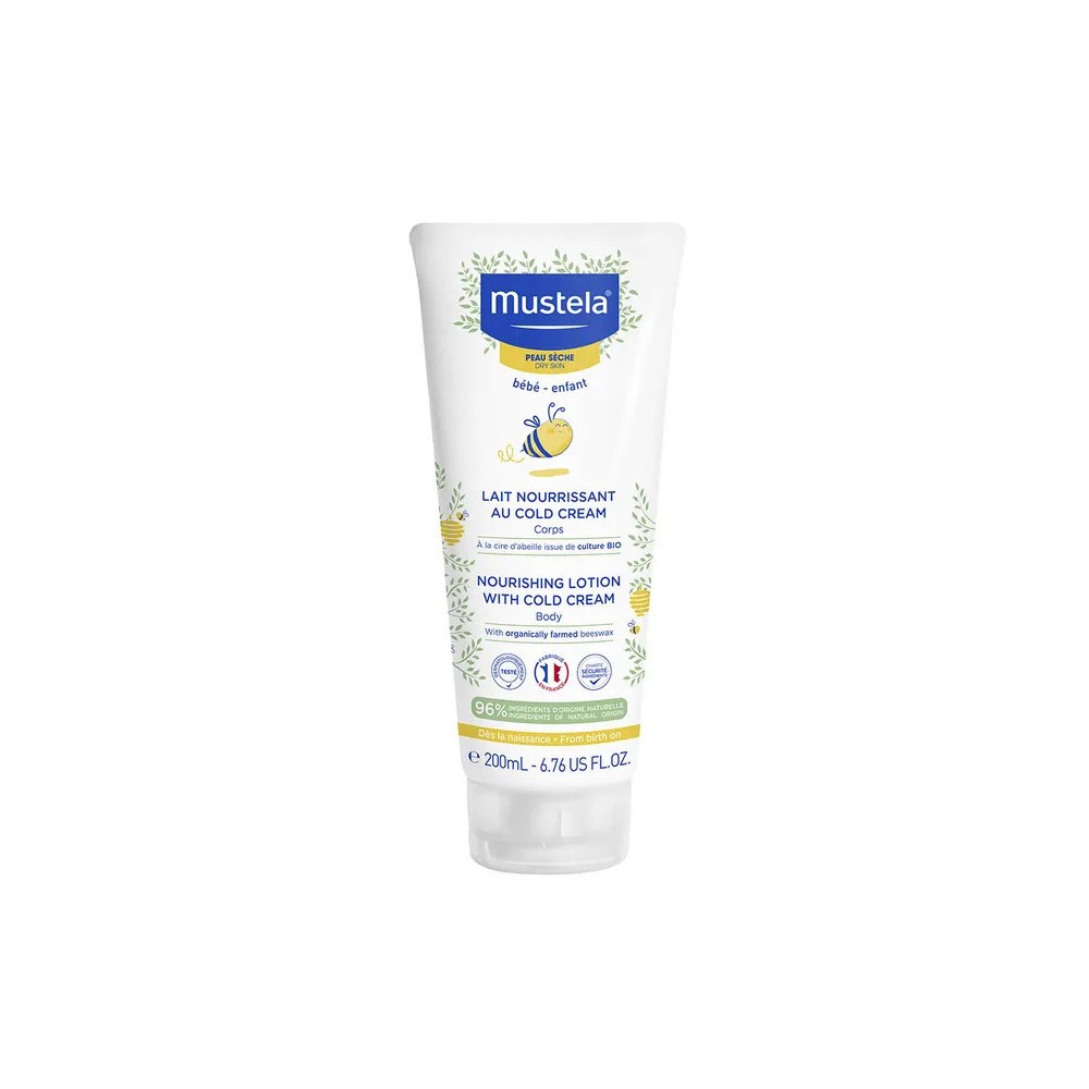 Mustela lait nourrissant au cold cream 200 ml