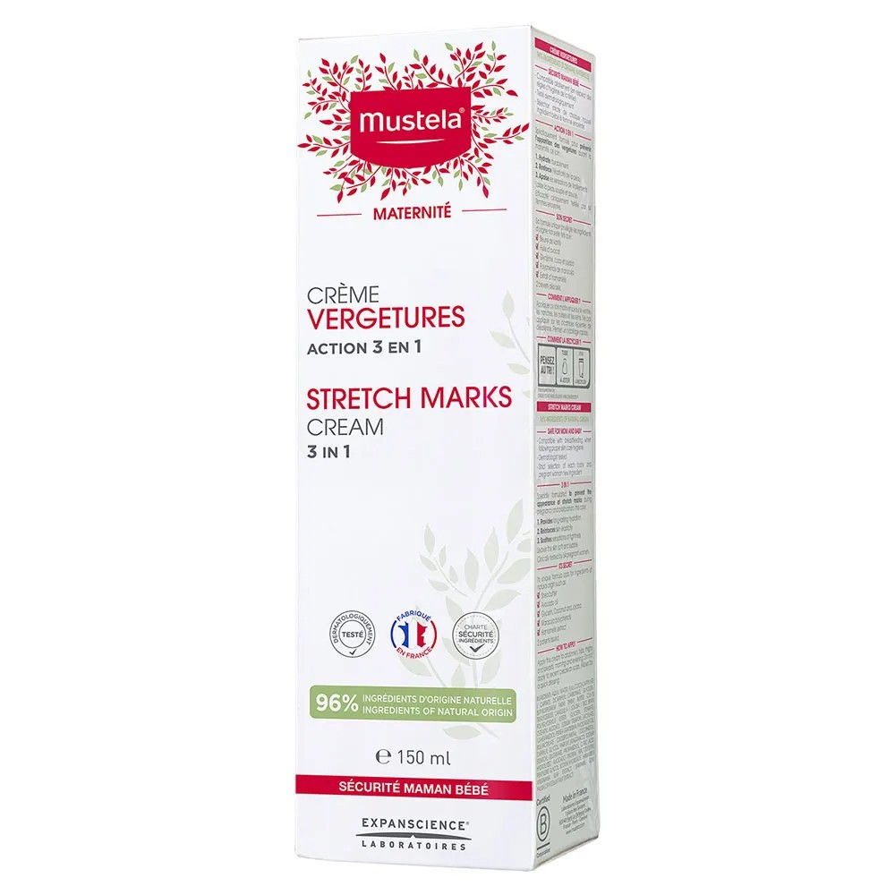 Mustela crème prévention vergetures 150 ml