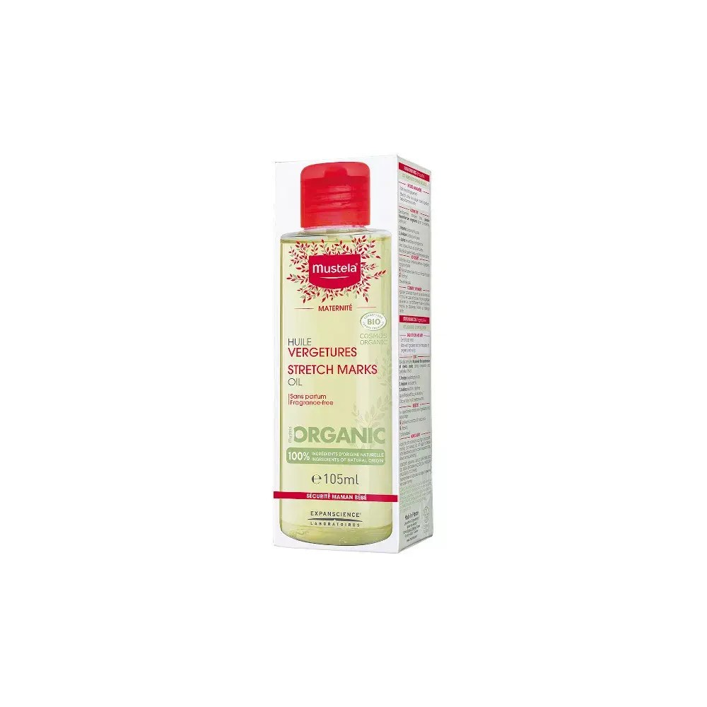 Mustela huile vergetures bio 105 ml