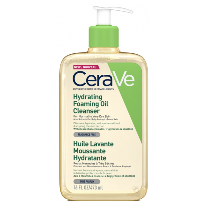 CeraVe Huile Lavante Moussante 473 ml