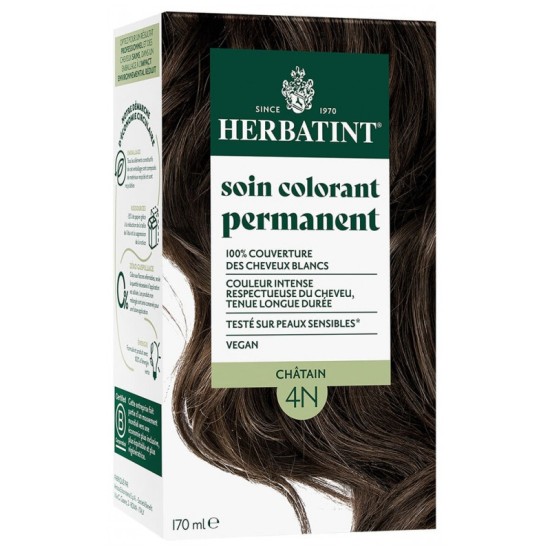 Herbatint 4N Châtain - Coloration Naturelle