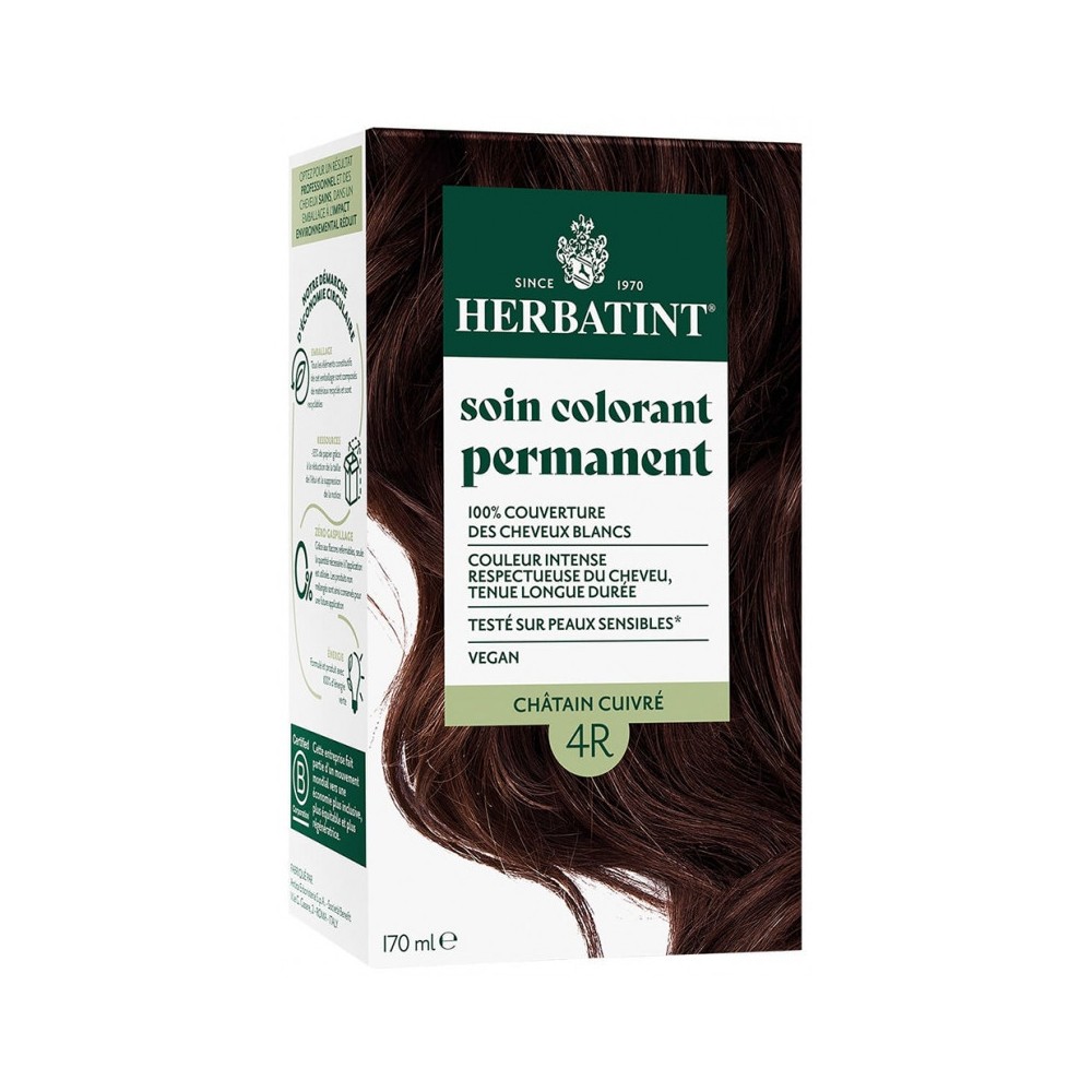 Herbatint Coloration 4R Châtain Cuivre