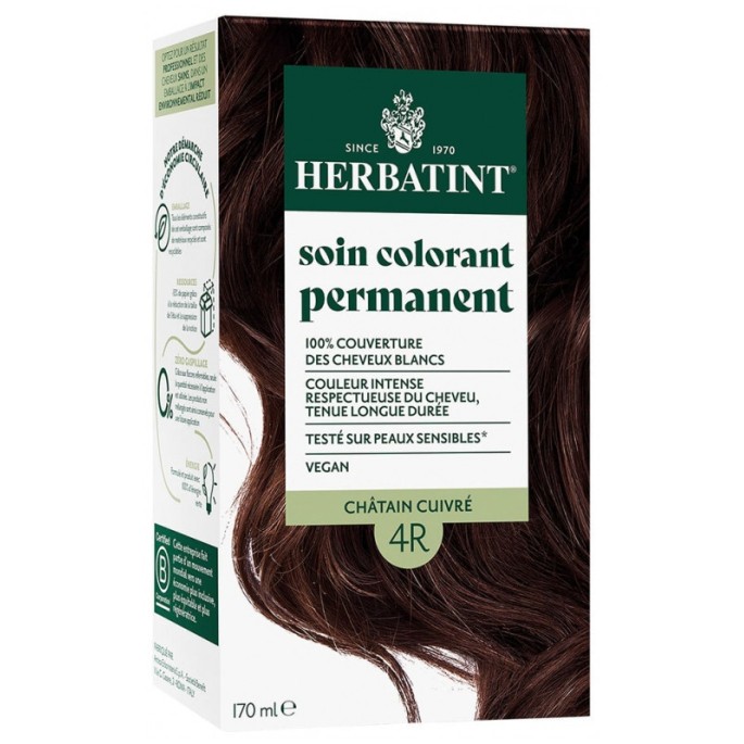 Herbatint Coloration 4R Châtain Cuivre