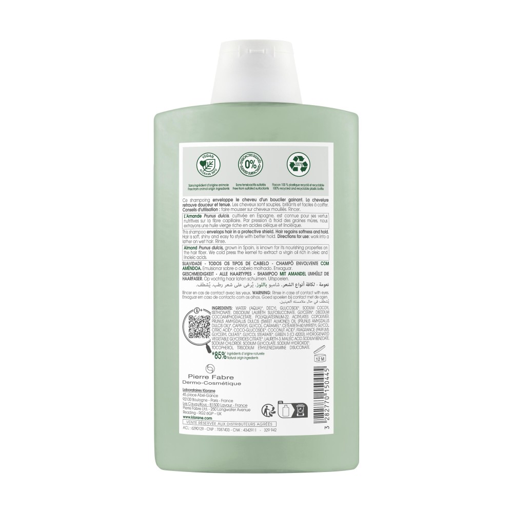 Klorane Shampooing Amande 400 ml