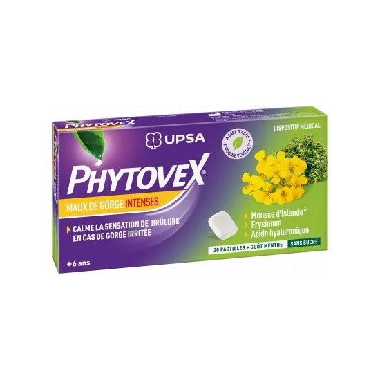 UPSA Phytovex Pastilles Maux de Gorge