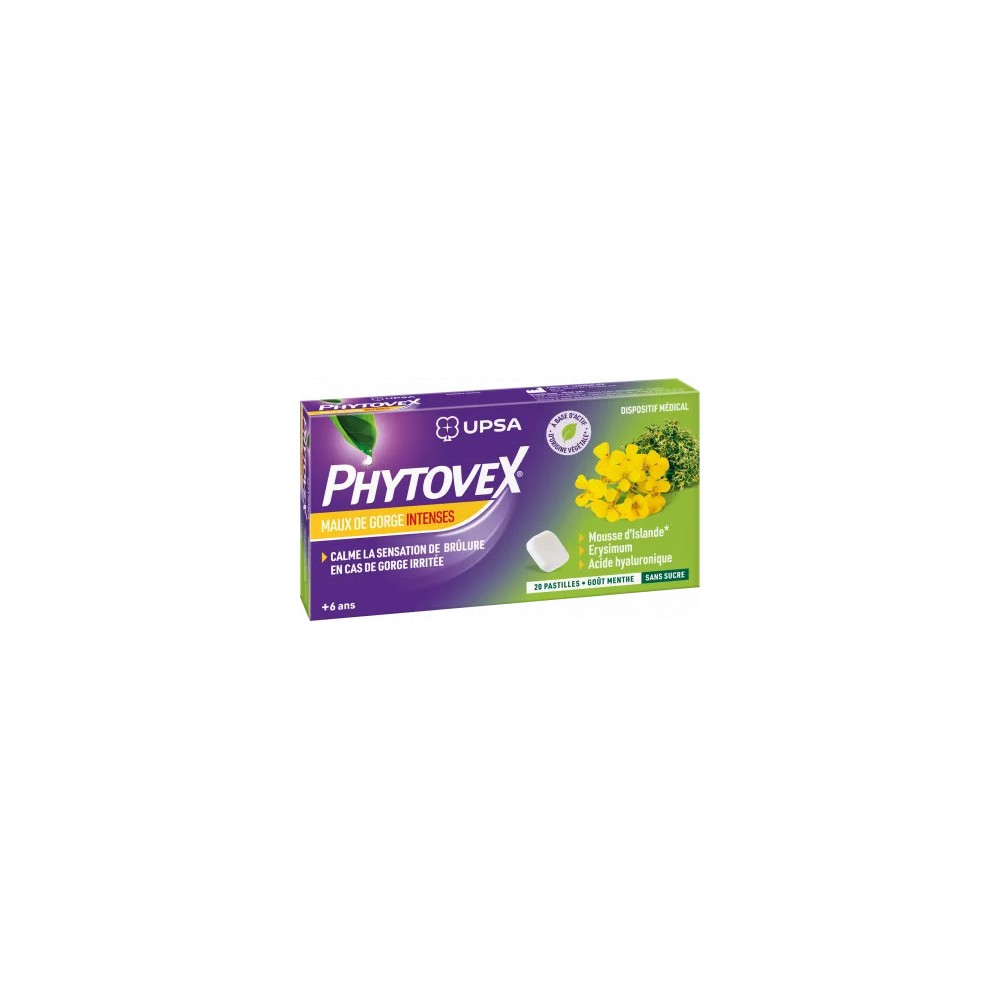UPSA Phytovex Pastilles Maux de Gorge