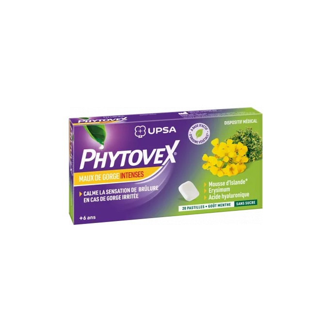 UPSA Phytovex Pastilles Maux de Gorge