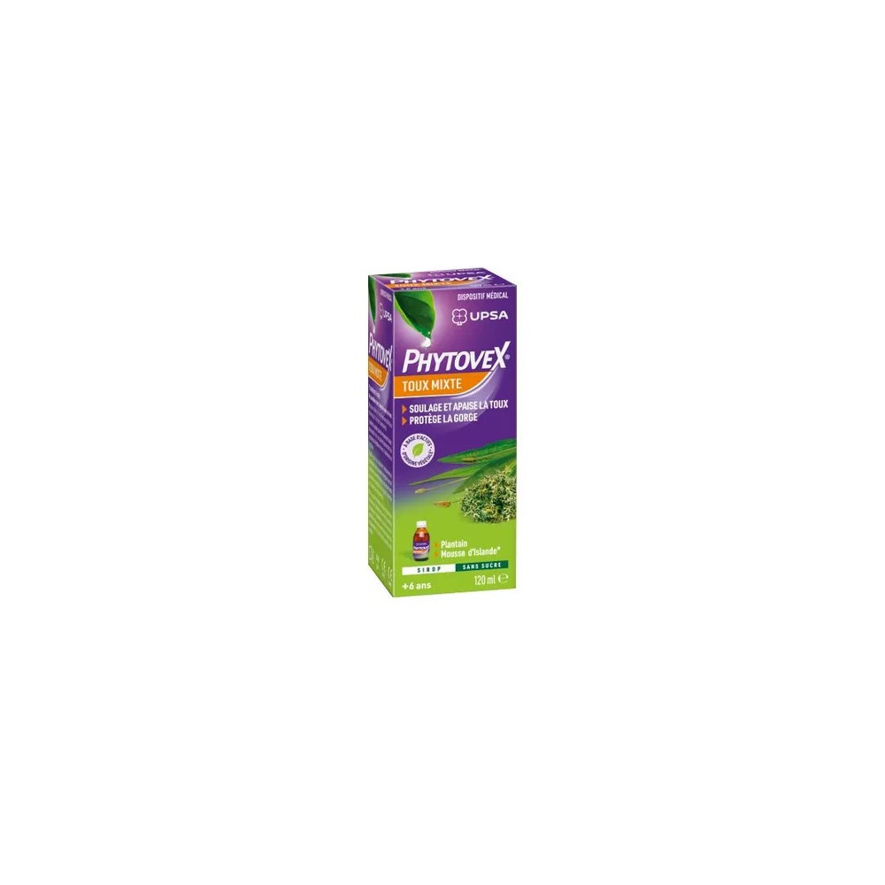 UPSA Phytovex Sirop Toux Mixte 120 ml