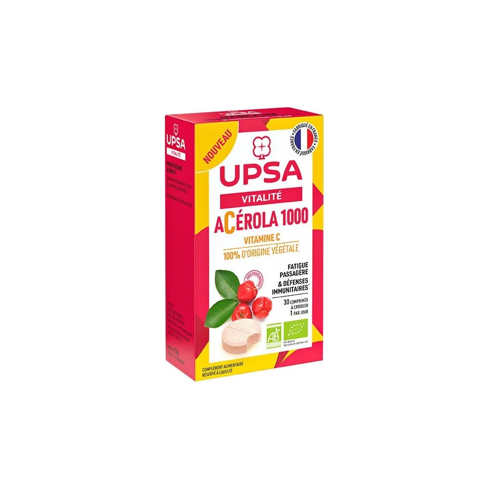 UPSA Acérola 1000 Bio 30 comprimés