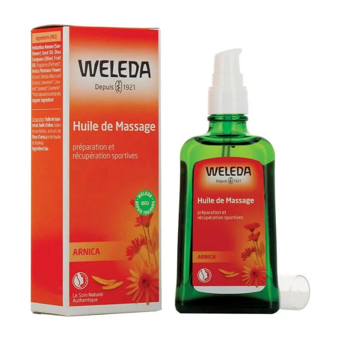 Weleda huile de massage arnica 100 ml