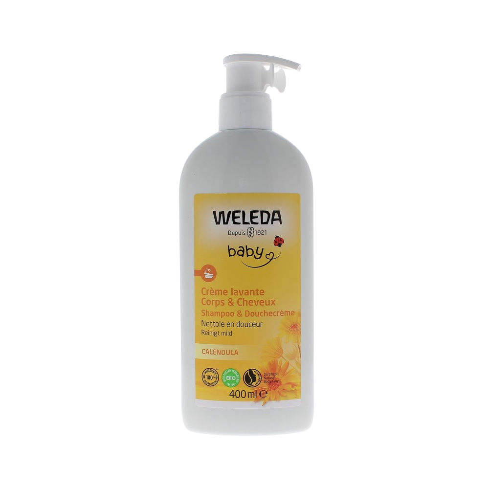 Weleda crème lavante corps et cheveux 200 ml