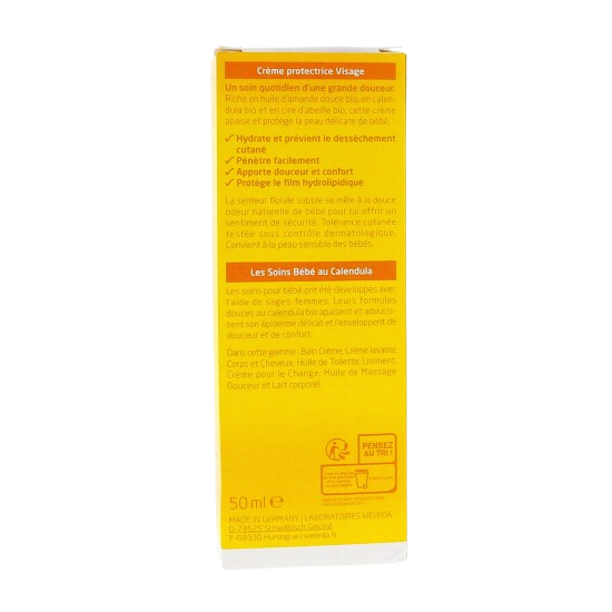 Weleda Crème Protectrice Visage 50 ml