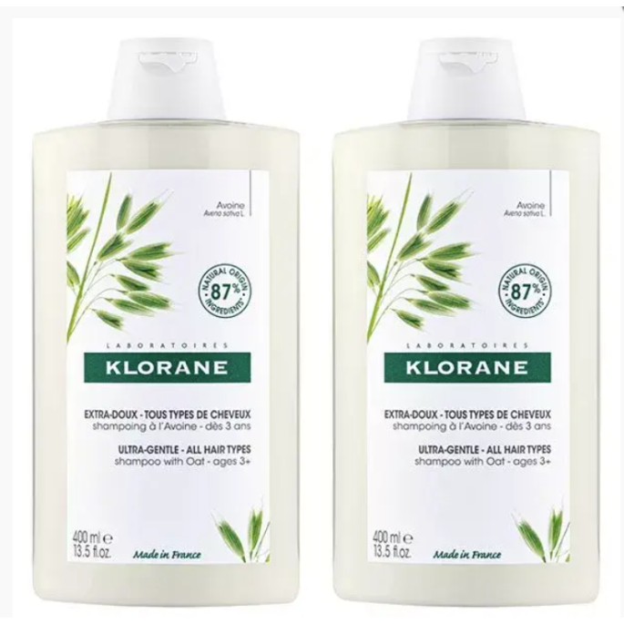 Klorane shampoing bio à l'avoine 400 ml
