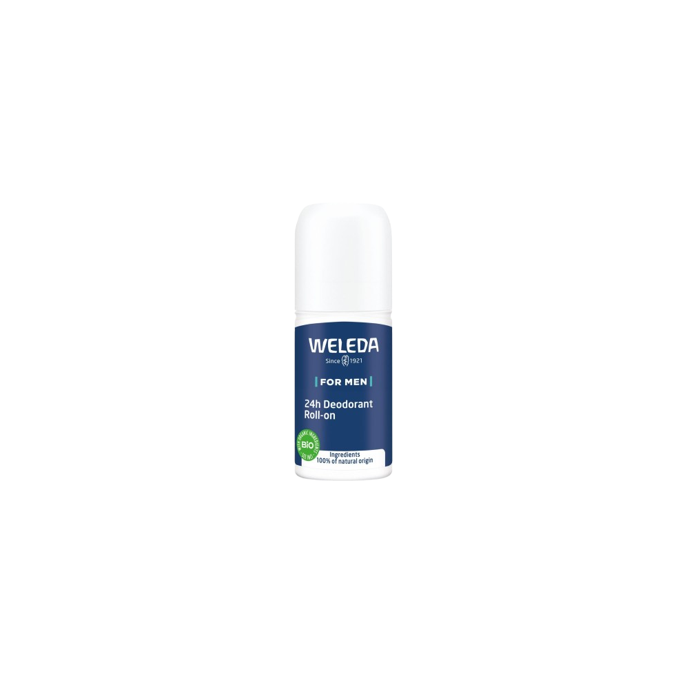 Weleda déodorant roll-on 24 h homme 50 ml