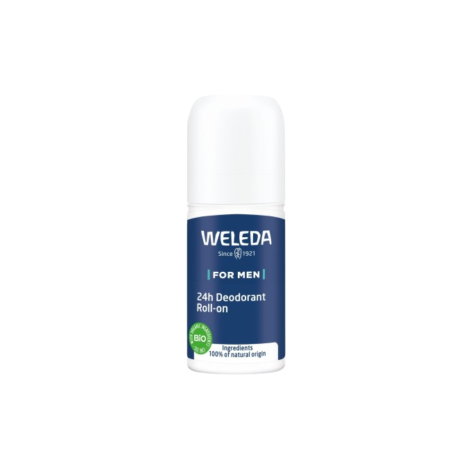 Weleda déodorant roll-on 24 h homme 50 ml