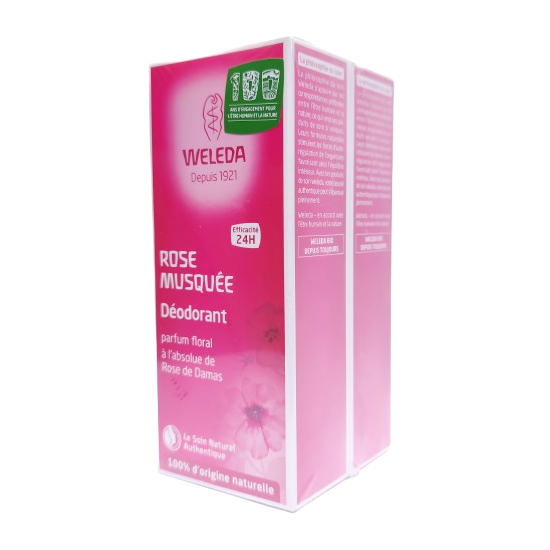 Weleda déodorant rose duo 2x100 ml