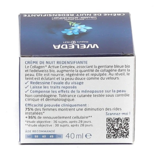 Weleda Crème de Nuit Gentiane Bleue 40 ml