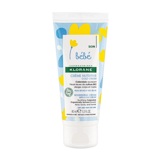Klorane crème nutritive au cold cream 40 ml