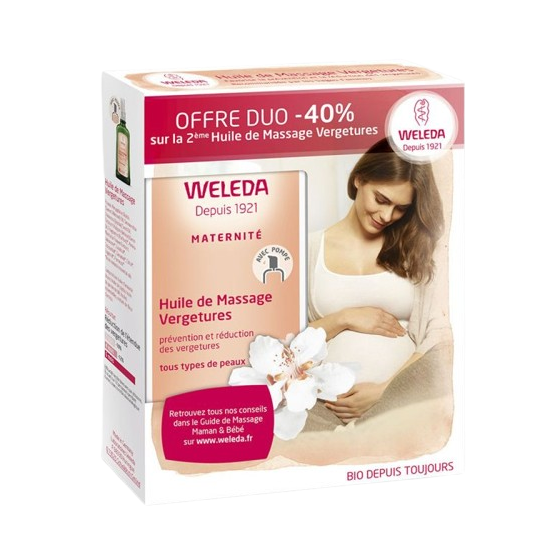 Weleda Huile Vergetures Duo 2 x 100 ml