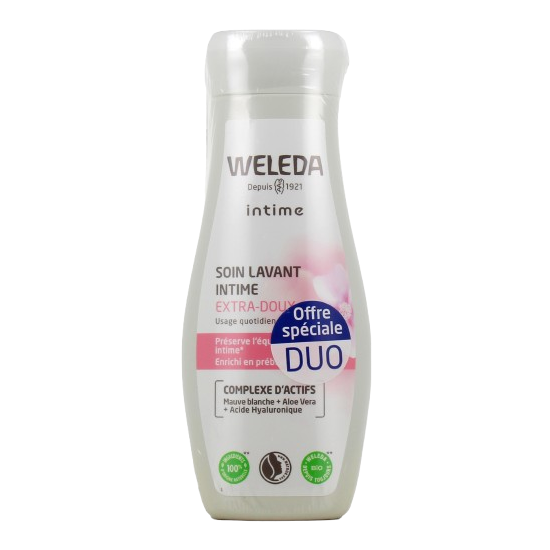 Weleda soin lavant intime extra doux Duo 200 ml