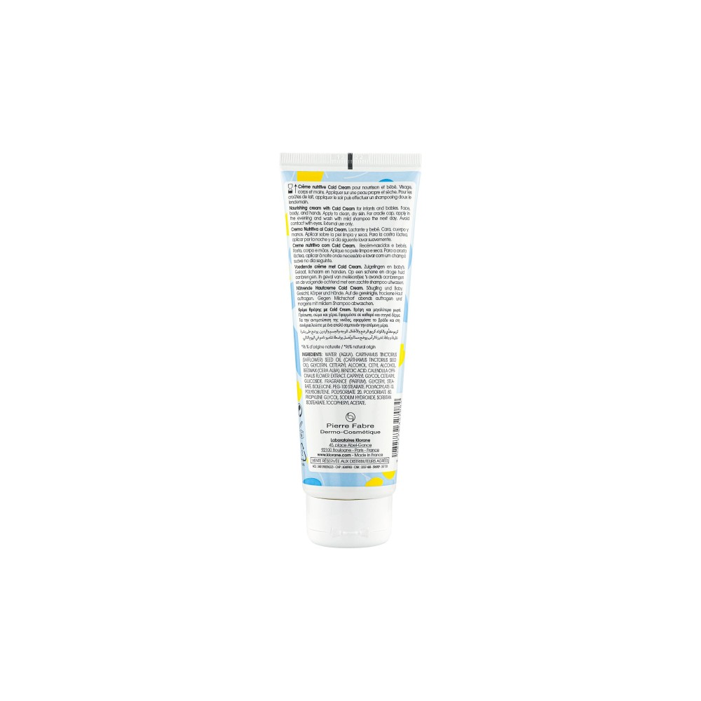 Klorane crème nutritive Cold Cream 125 ml