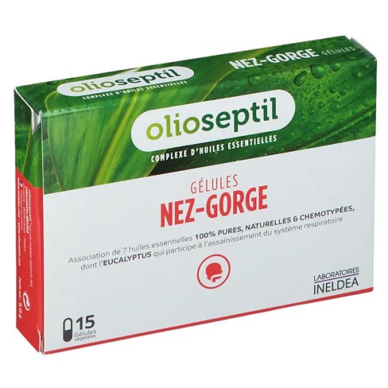 Olioseptil Nez Gorge - 15 Gélules