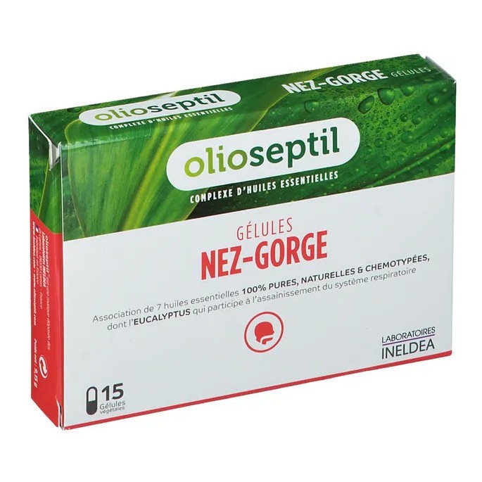 Olioseptil Nez Gorge - 15 Gélules