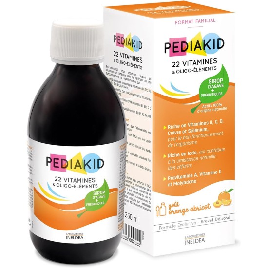 Pediakid 22 vitamines et oligo-éléments 125 ml