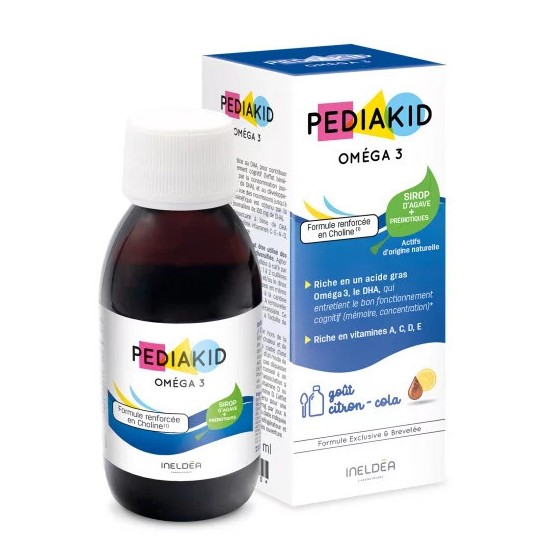 PEDIAKID Oméga 3 Cola-Citron 125 ml