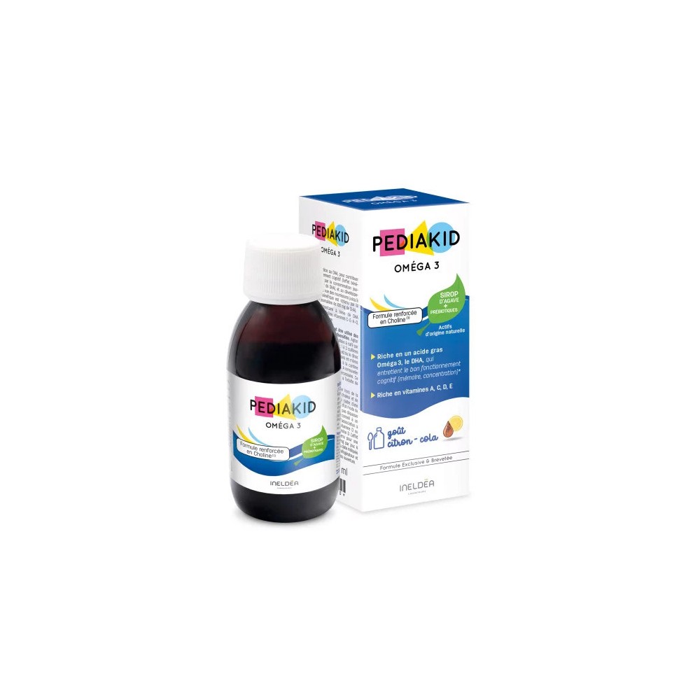 PEDIAKID Oméga 3 Cola-Citron 125 ml