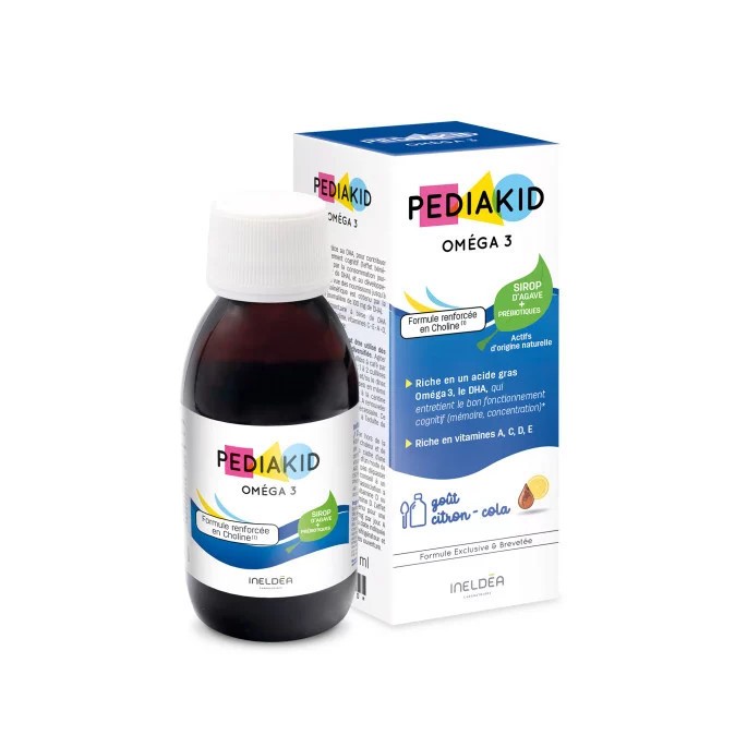 PEDIAKID Oméga 3 Cola-Citron 125 ml