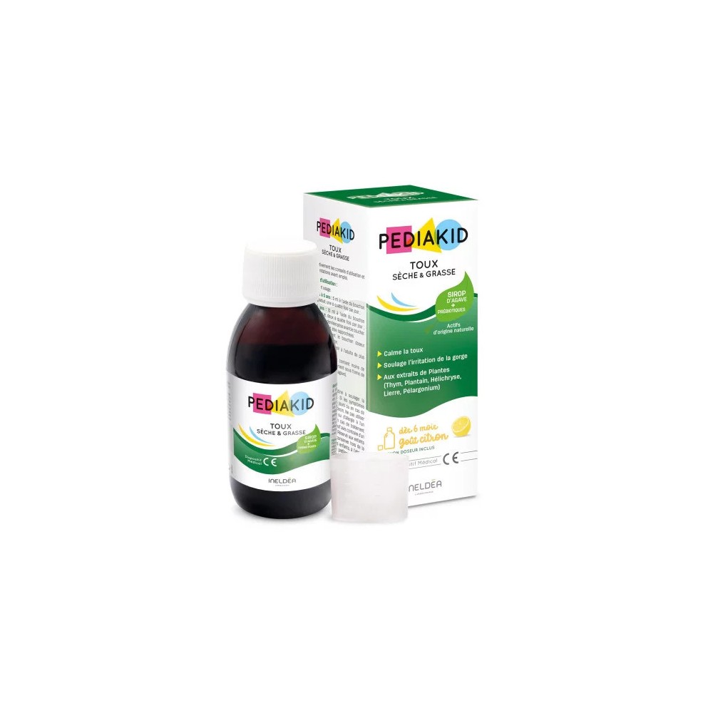Pédiakid sirop Toux Sèche et Grasse 125 ml