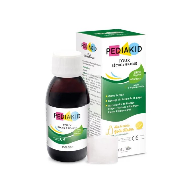 Pédiakid sirop Toux Sèche et Grasse 125 ml