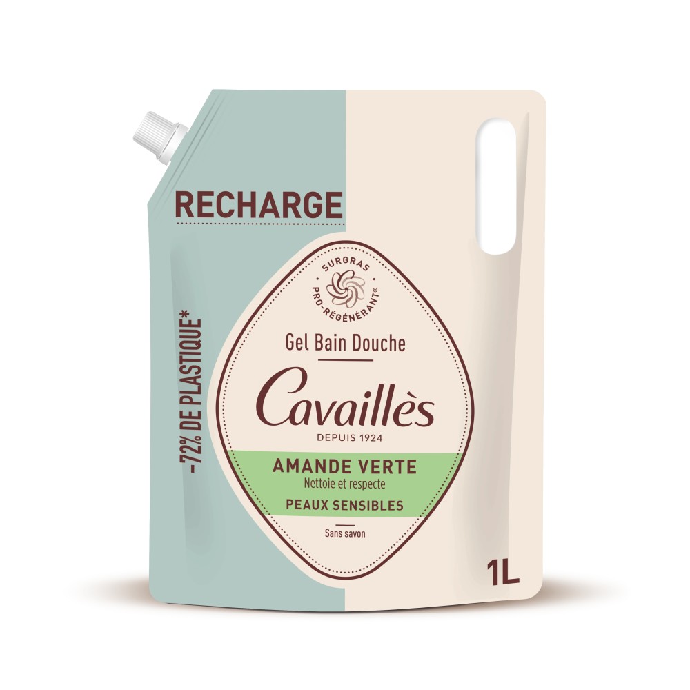 Roger Cavaillès Gel Bain Douche Amande Verte 1 L