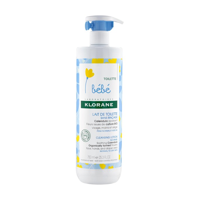 Klorane Lait Toilette Sans Rinçage 750 ml