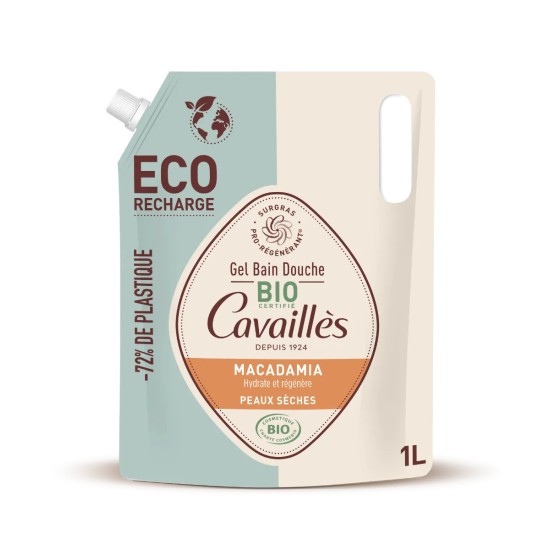 Roger Cavailles gel bain douche bio macadamia 1L
