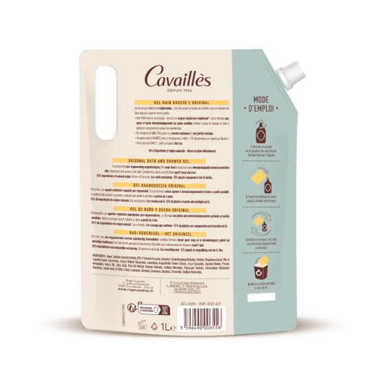 Roger Cavaillès gel bain douche 1 litre