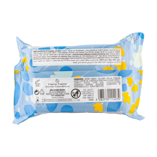 Klorane lingettes nettoyantes douces