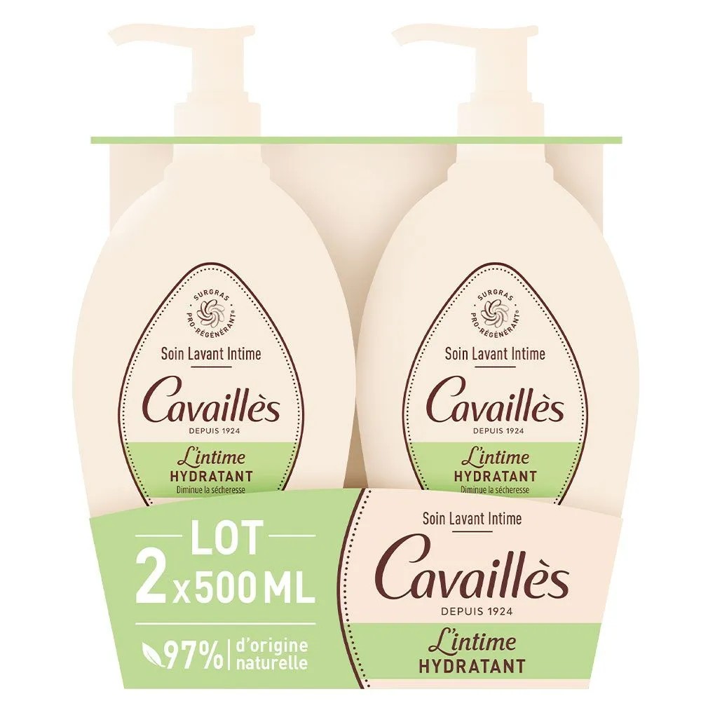 Roger Cavailles Intime Sécheresse 500 ml Duo