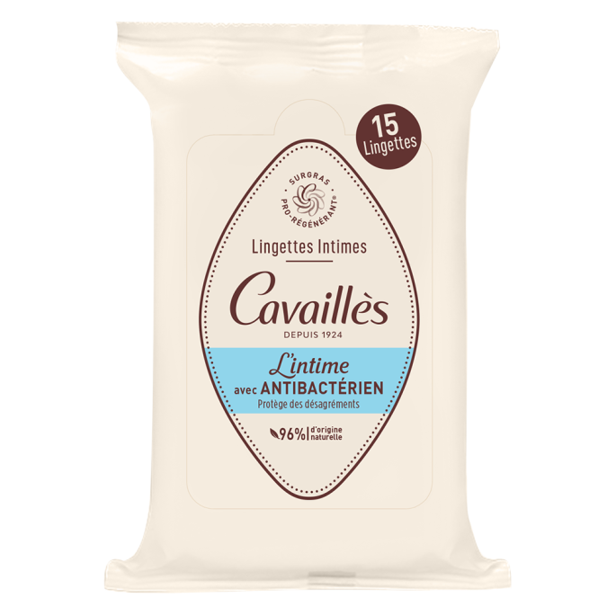 Roger Cavaillès Lingettes Intimes Antibactérien