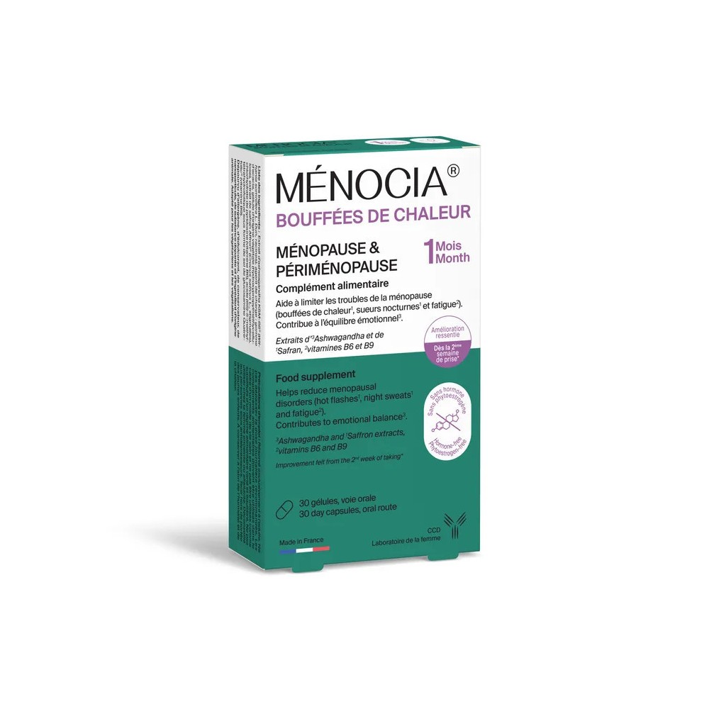 Bioes Menocia Bouffées de Chaleur 30 gélules