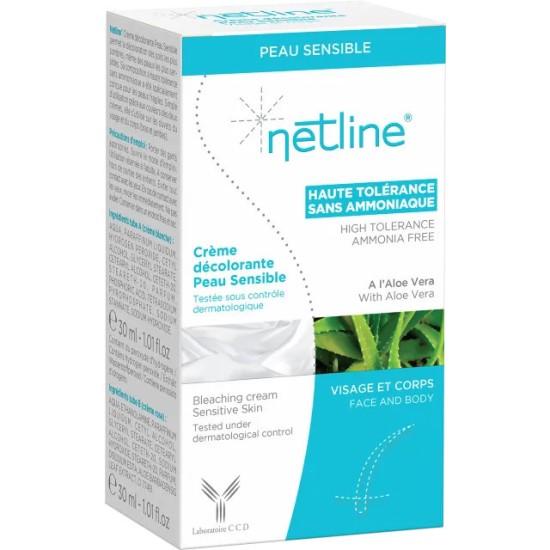 Netline Crème Décolorante Peaux Sensibles 60 ml