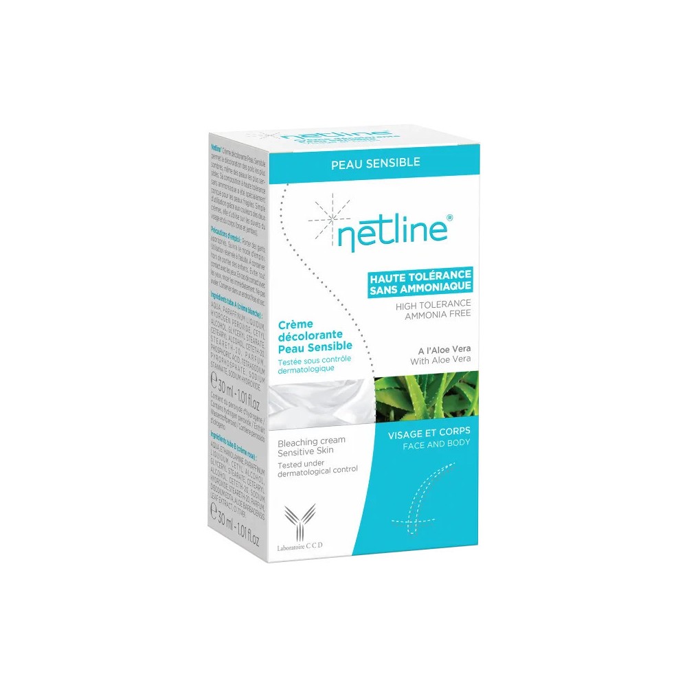 Netline Crème Décolorante Peaux Sensibles 60 ml
