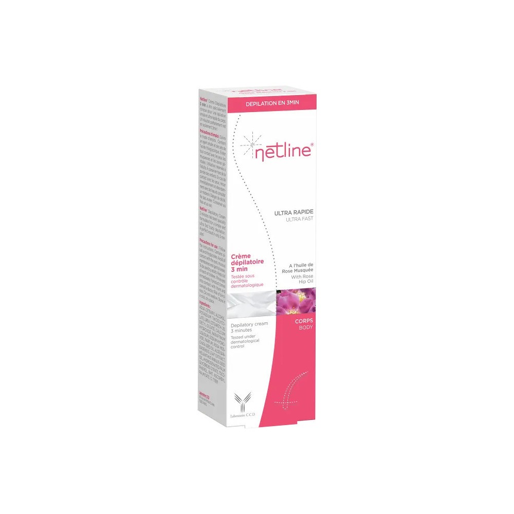 Netline crème dépilatoire corps 3 minutes 150 ml