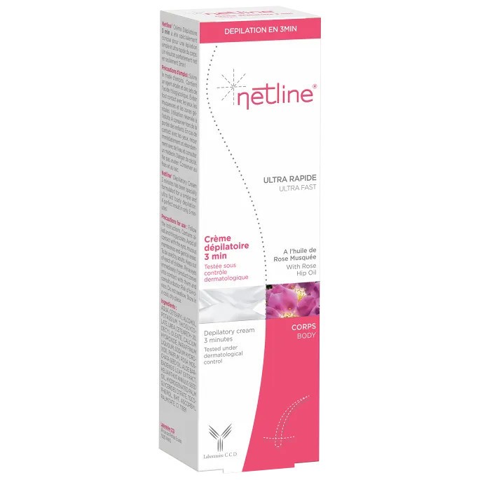Netline crème dépilatoire corps 3 minutes 150 ml