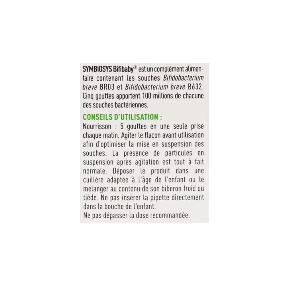 Biocodex Symbiosis Bifibaby Flacon 8 ml