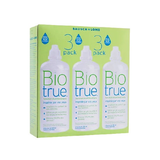 Bausch Biotrue Solution nettoyante lentilles