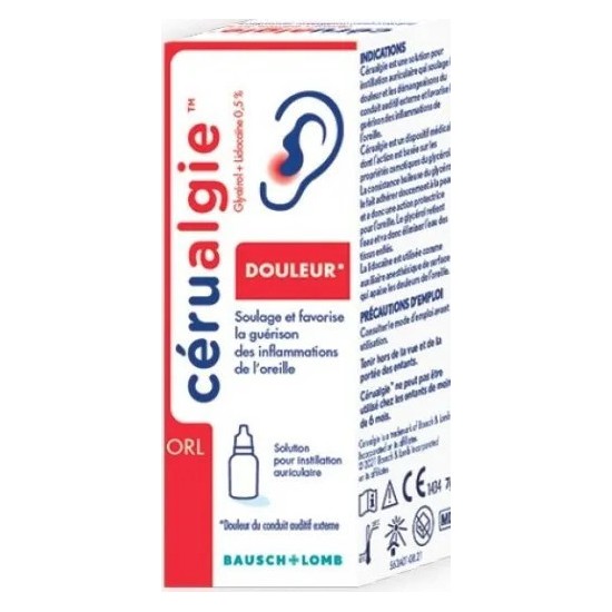 Bausch Cérualgie Gouttes Auriculaires 7 g
