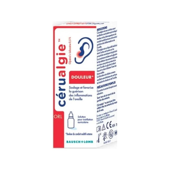 Bausch Cérualgie Gouttes Auriculaires 7 g