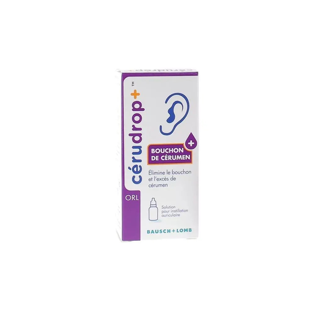 Bausch Cérudrop+ Solution Auriculaire 12 ml
